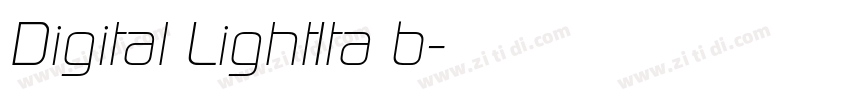 Digital LightIta b字体转换